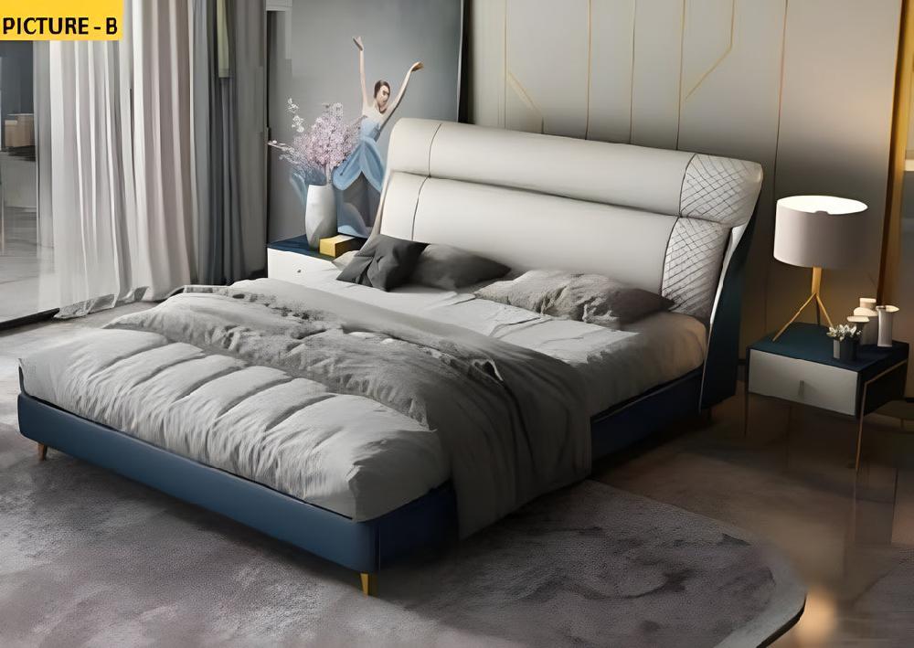 Lixra Extraordinary Modern Luxury Leather Bed