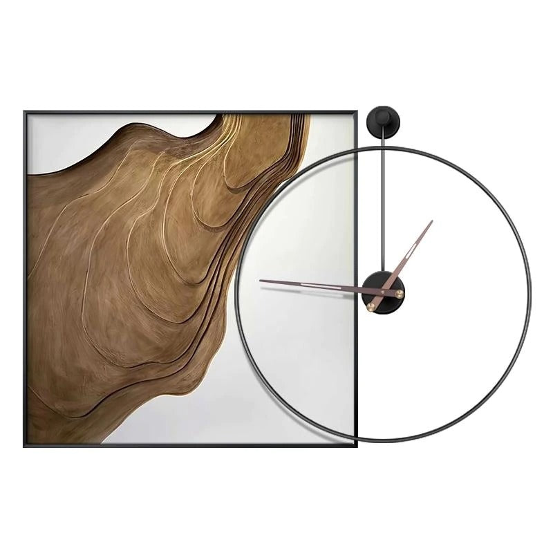 Lixra Extravagant Painting Metal Wall Clock