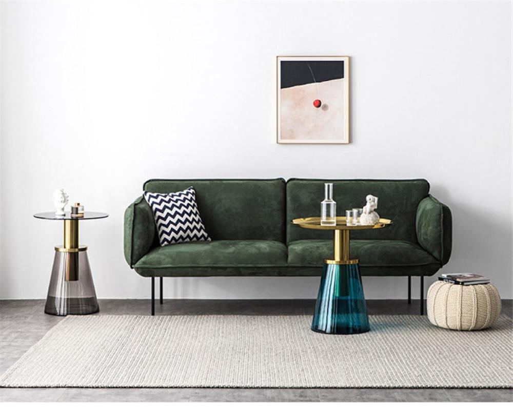 Lixra Frustum Glass Base Side Table