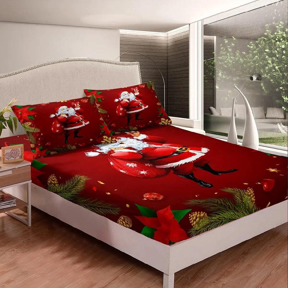 Lixra Full Size Christmas Bedding Set