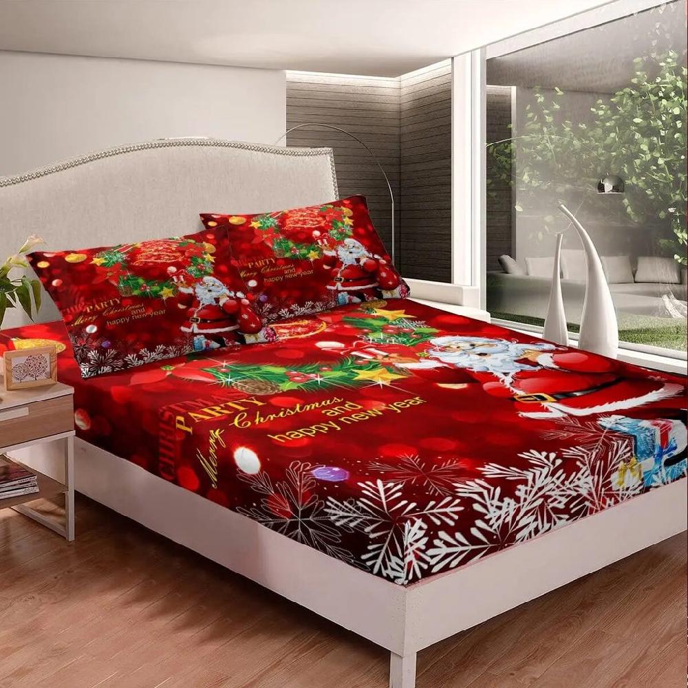 Lixra Full Size Christmas Bedding Set