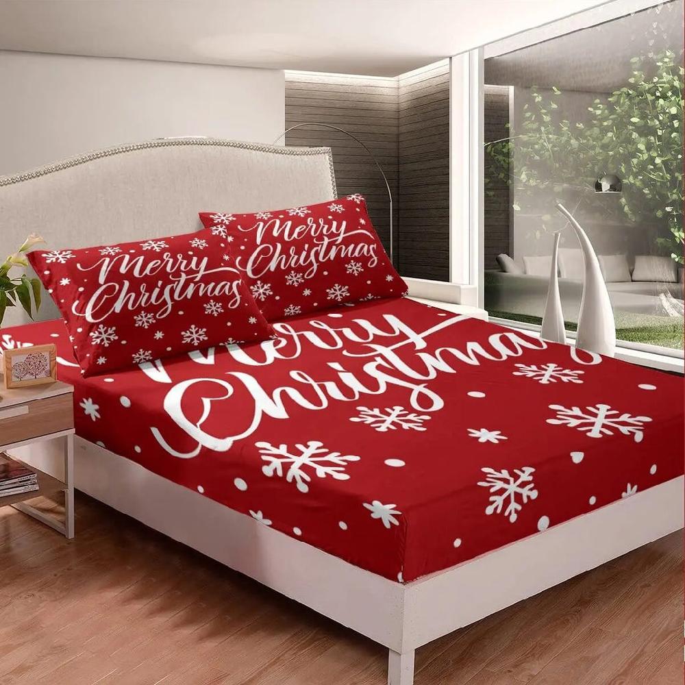 lixra Full Size Christmas Bedding Set
