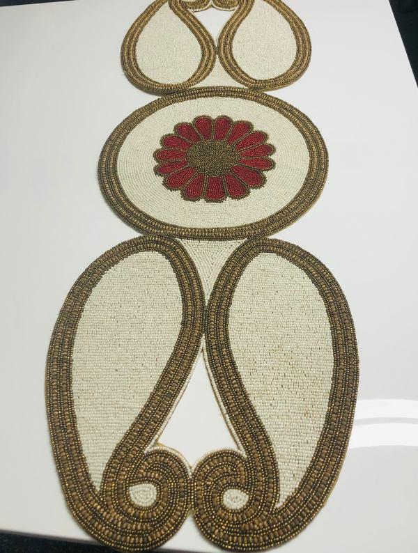 Lixra Glass Embroidered Table Runner