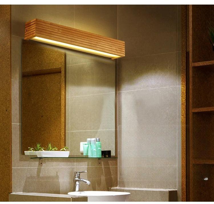 Lixra Glass Shade Rectangular Vanity Light