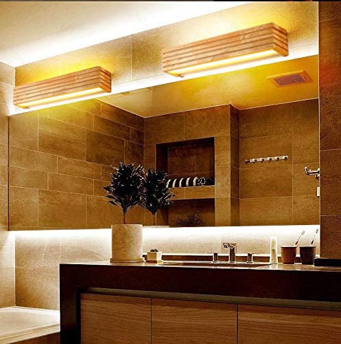Lixra Glass Shade Rectangular Vanity Light