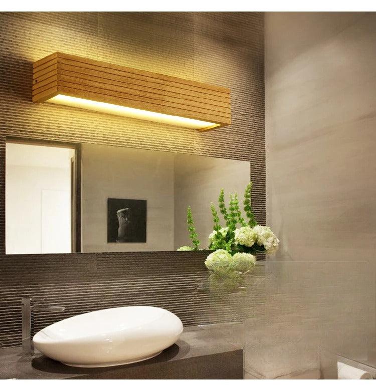 Lixra Glass Shade Rectangular Vanity Light