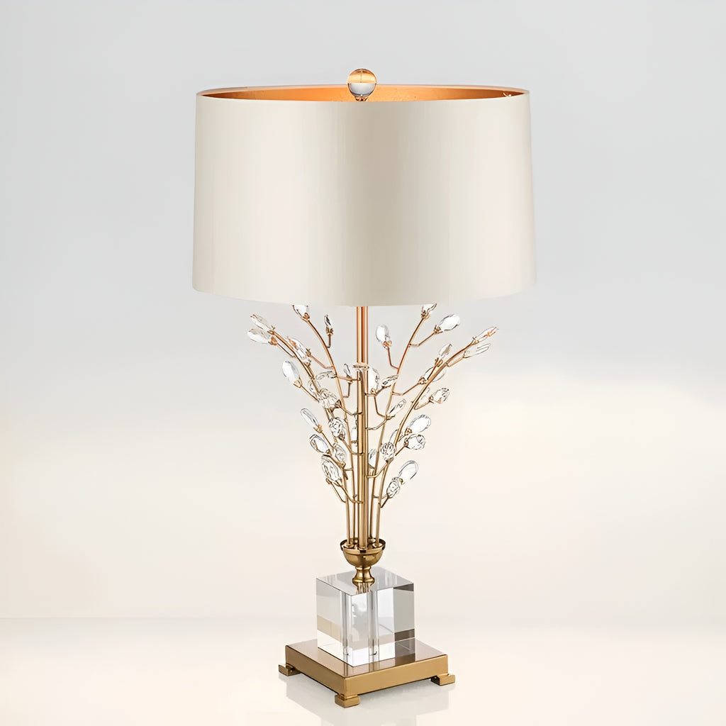 Lixra Gleaming Gold-Plated Table Lamp