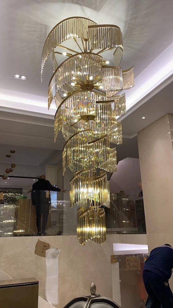 Lixra Gleamy Crystal Superlative Modern Chandelier