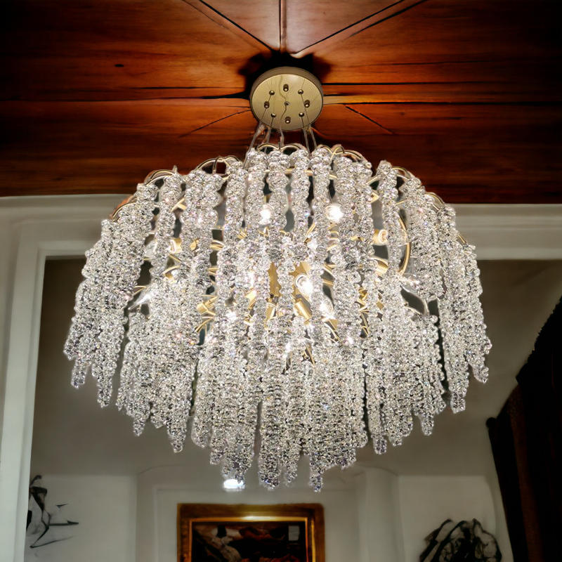 Lixra Gleamy Endearing Crystal Modern Chandelier