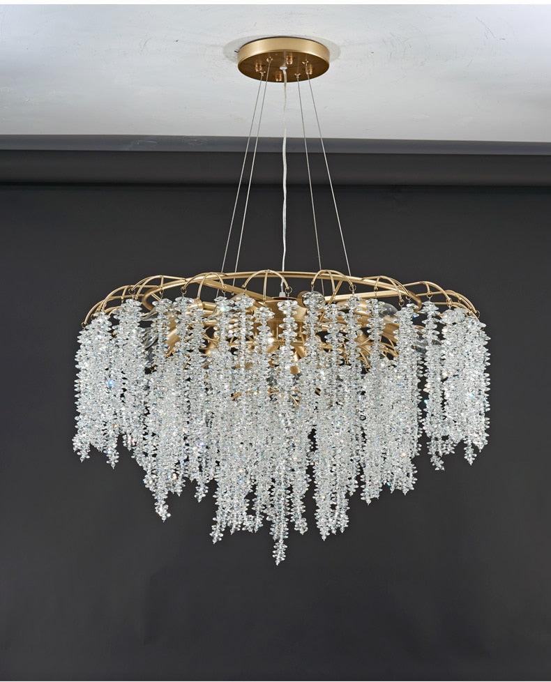 lixra Gleamy Endearing Crystal Modern Chandelier