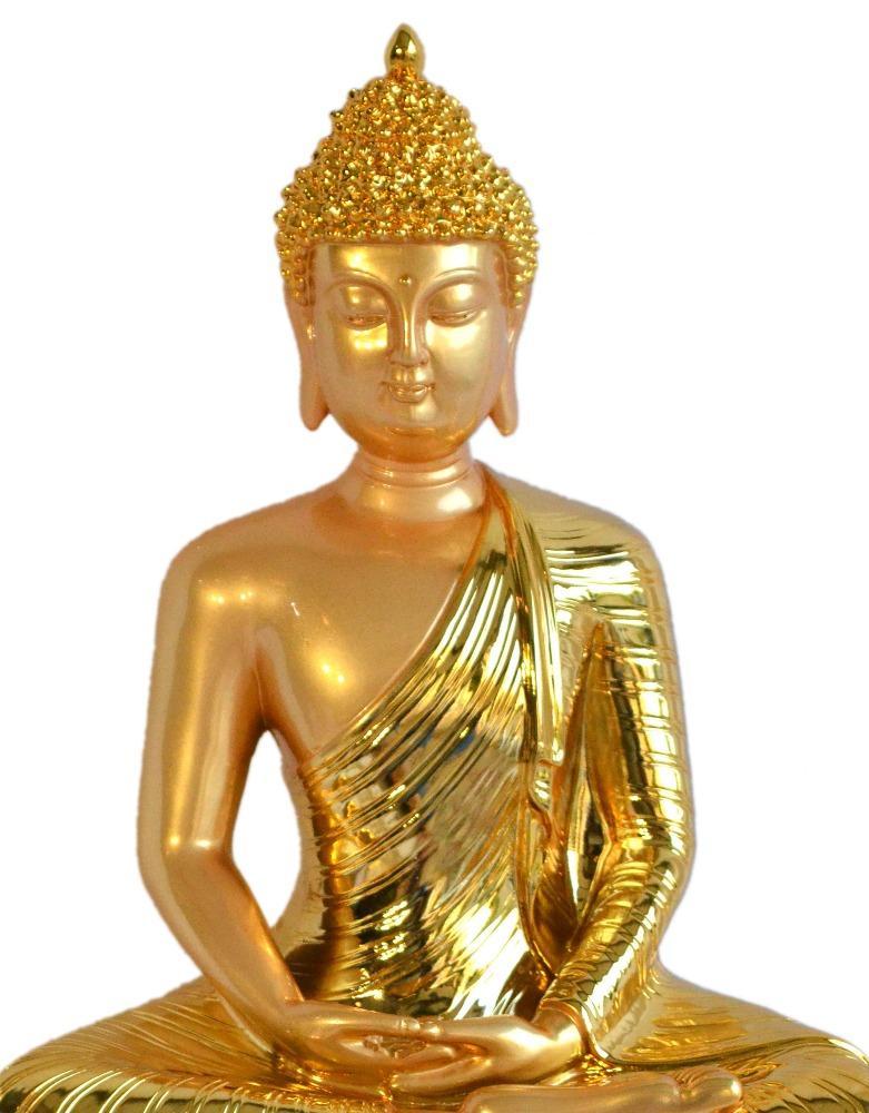 Lixra Gold Finish Peace & Harmony Statue