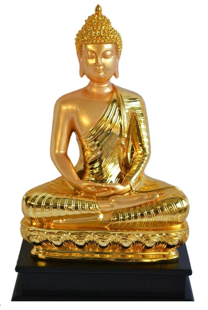 lixra Gold Finish Peace & Harmony Statue