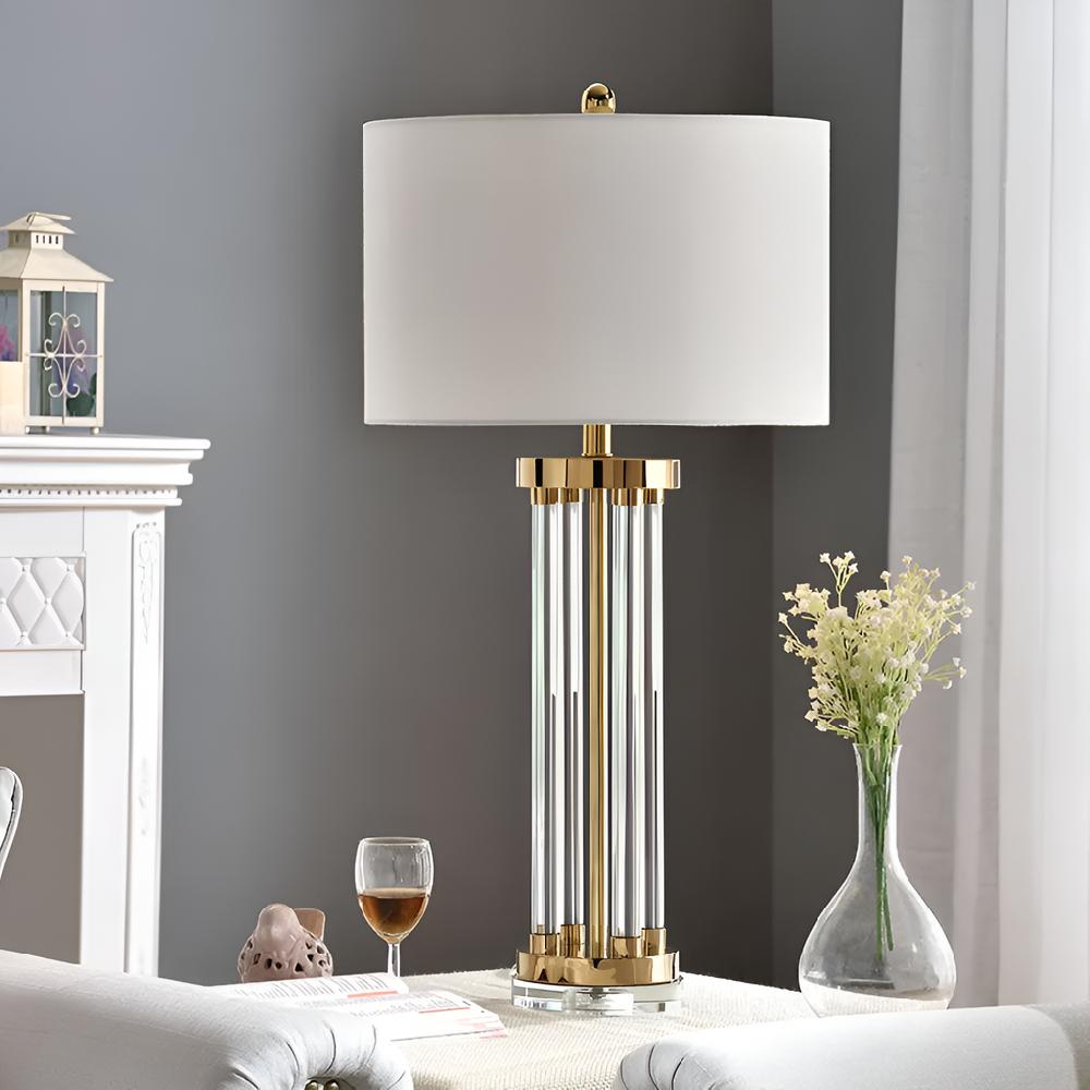 lixra Golden Crystal Clarity LED Table Lamp