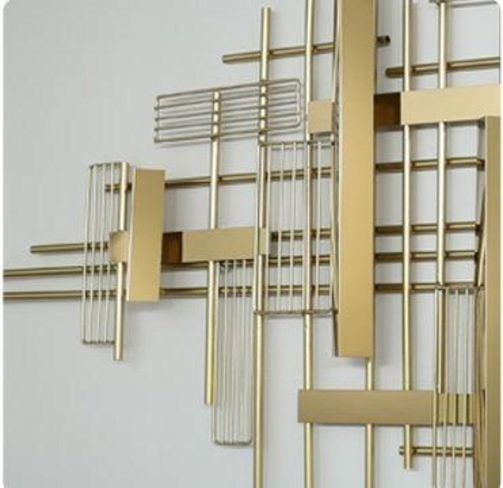Lixra Golden Finish Aesthetic Wall Hanging