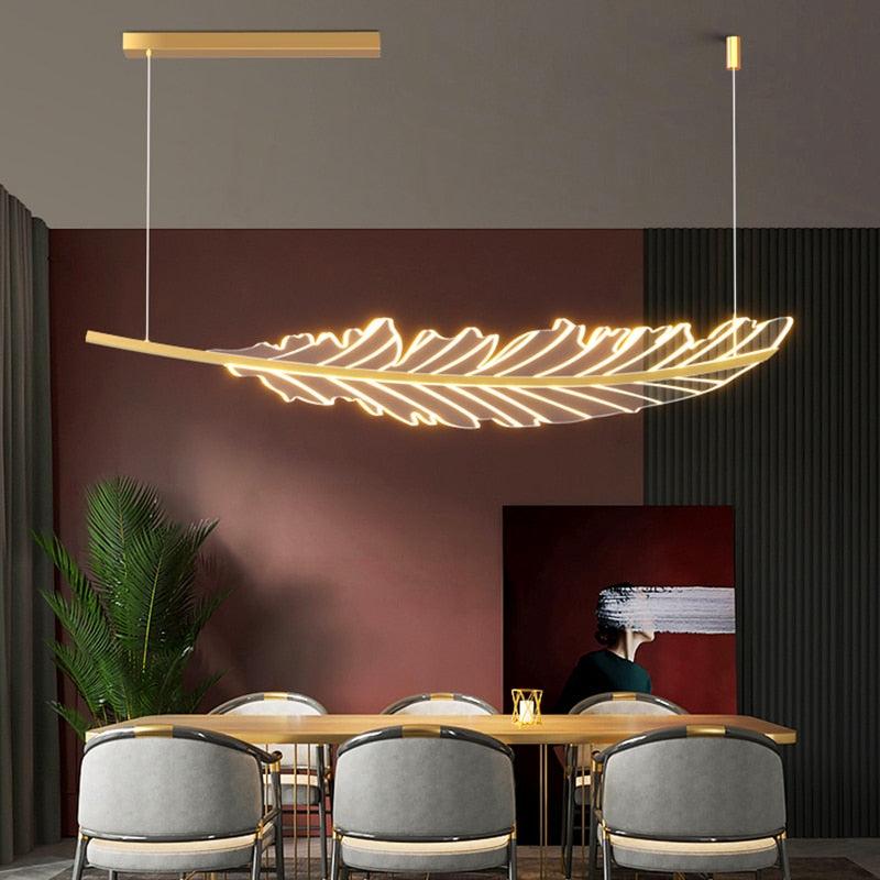 Lixra Golden Finish Dazzling Pendant Light