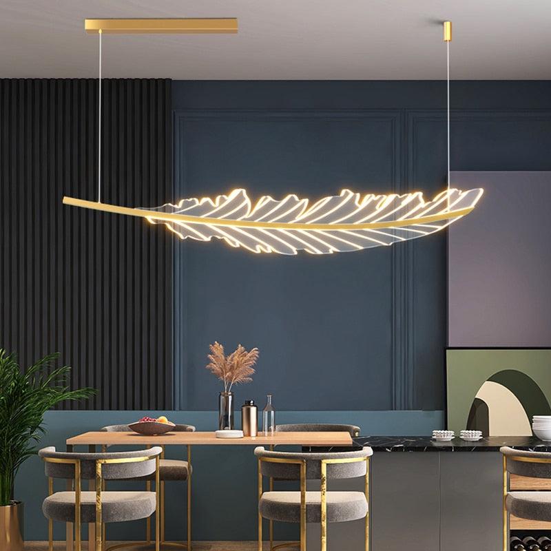 Lixra Golden Finish Dazzling Pendant Light