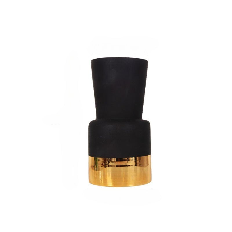 lixra Golden Finish Decorative Flower Vase