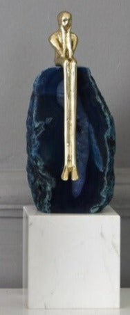 Lixra Golden Finish Delightful Sculpture