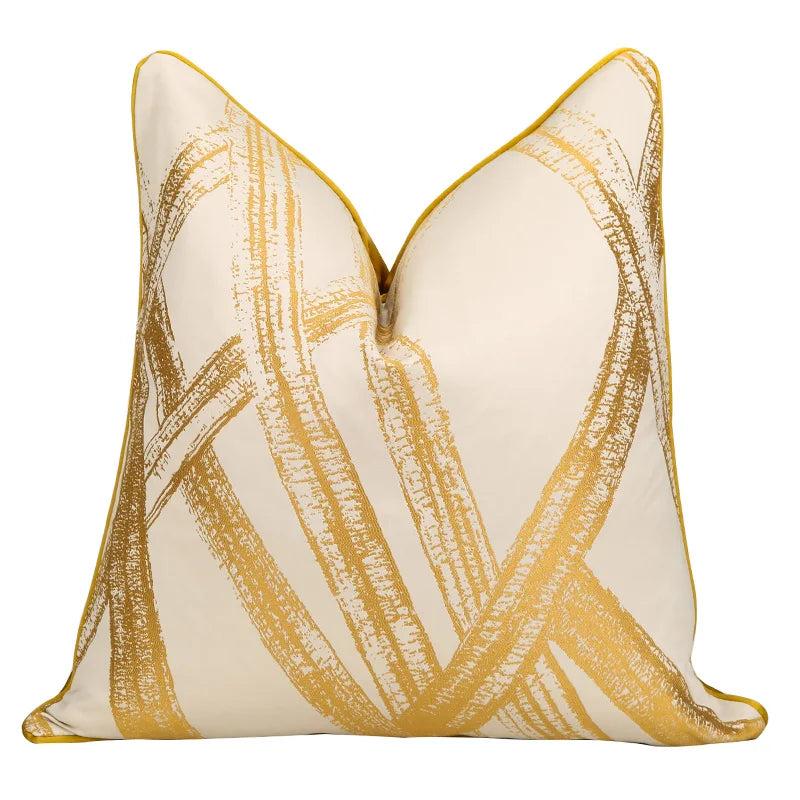 Lixra Golden Garden Delight Pillow Cover