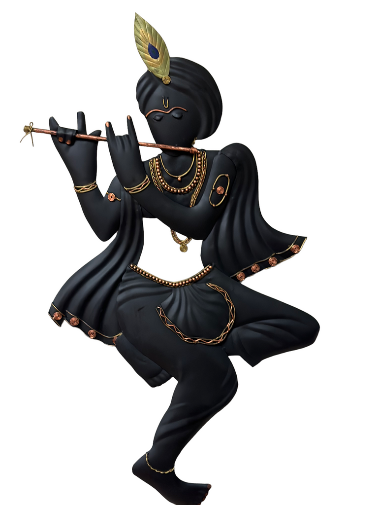 Lixra Handcrafted Flute Playing Wall Hanging