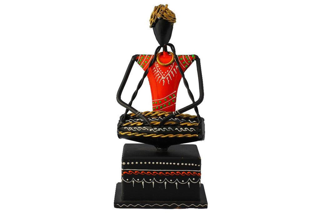 Lixra Handcrafted Metallic Statue Showpiece