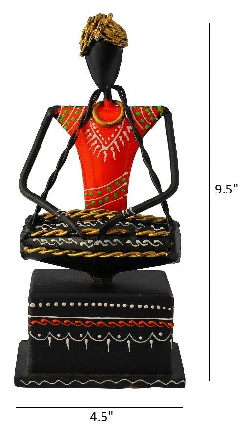 Lixra Handcrafted Metallic Statue Showpiece