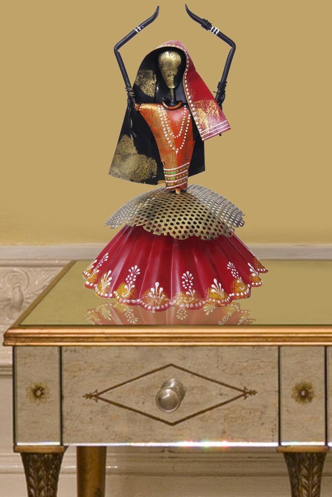Lixra Handmade Metallic Dancing Statue