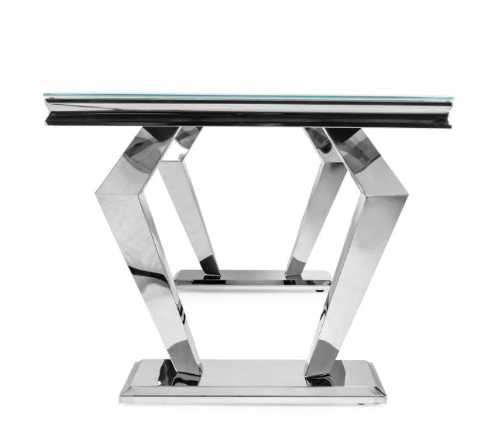 Lixra High-Quality Sturdy Glass-Top Dining Table