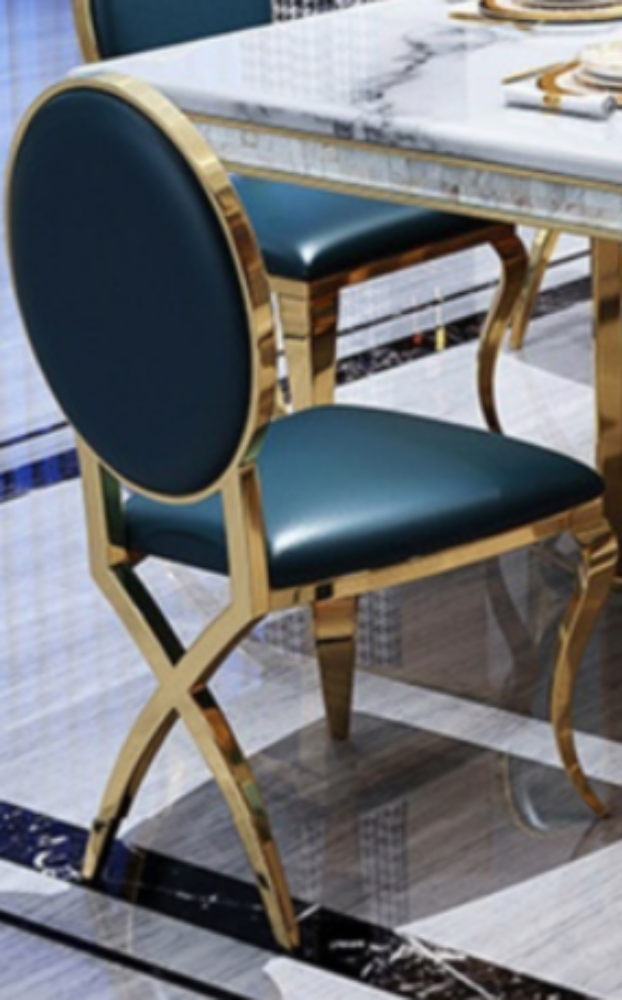 Lixra Home Desire Marble Dining Table Set