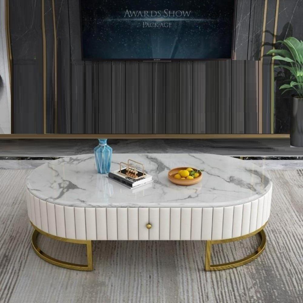 lixra Iconic Style Marble Top Coffee Table
