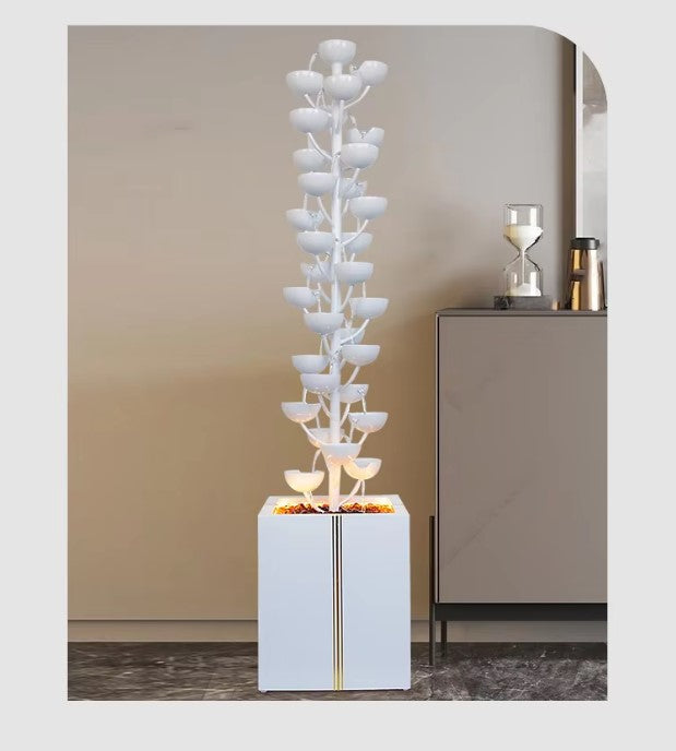 lixra Indoor Retro Decoration Waterfall Fountain