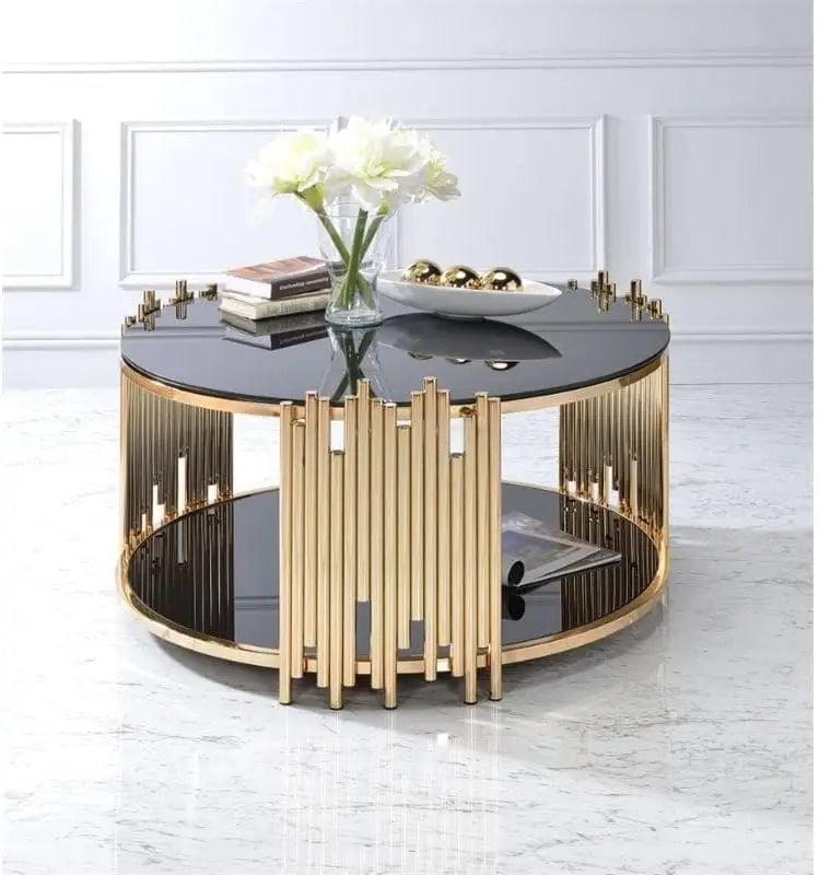 Lixra Innovative Drum-Style Coffee Table