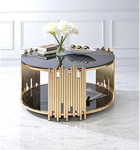 Lixra Innovative Drum-Style Coffee Table