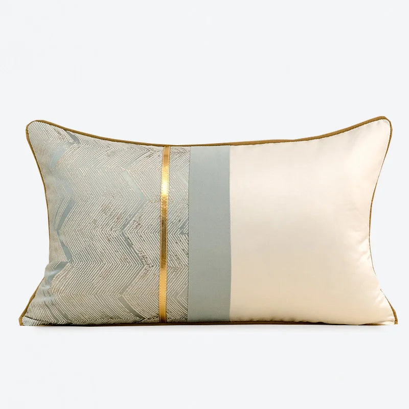 Lixra Innovative Gold Lines Printed Pillowcase