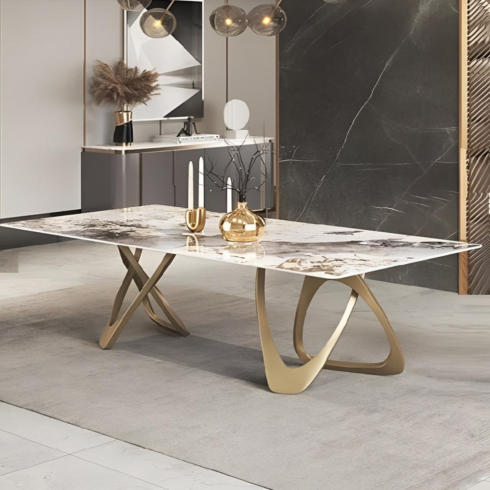 Lixra Italian Glossy Luxury Dining Table