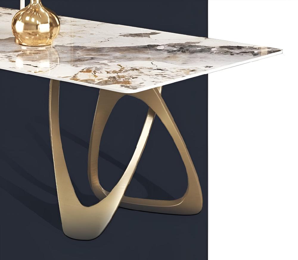 Lixra Italian Glossy Luxury Dining Table