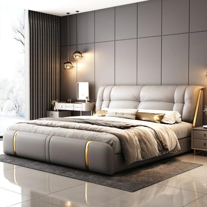Lixra Italian Luxurious Leather Bed