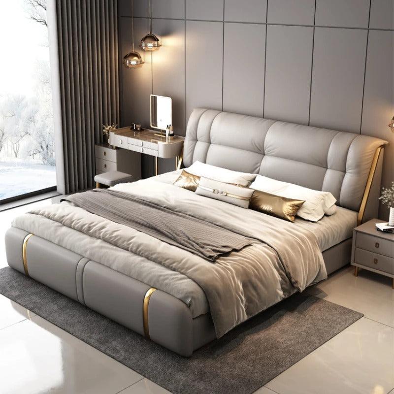 Lixra Italian Luxurious Leather Bed
