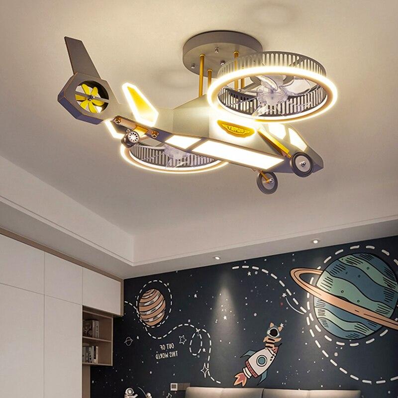 Lixra Kids Bedroom Ceiling-Fan With LED-Lights