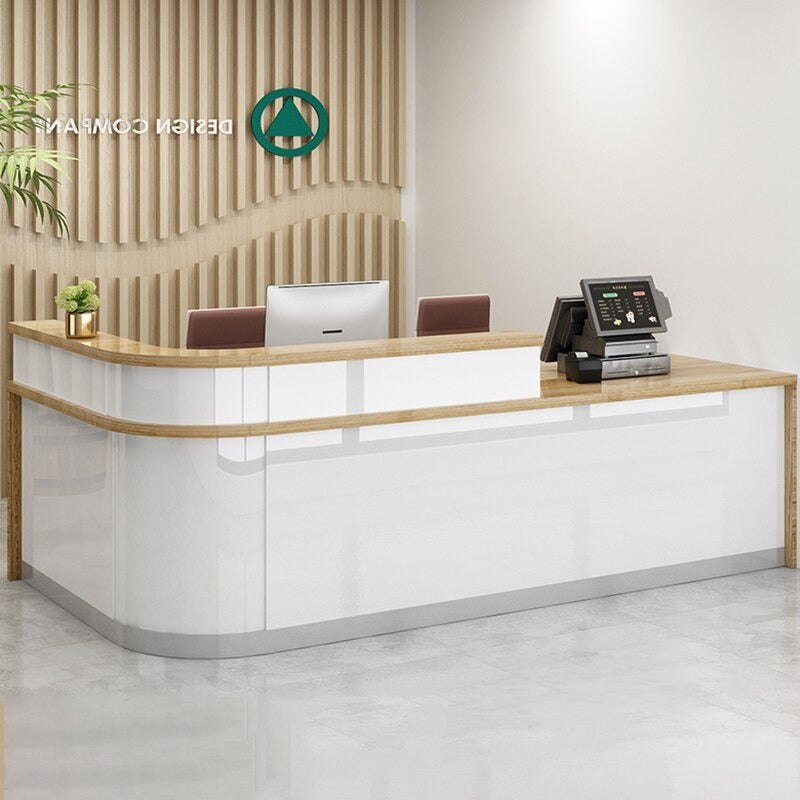 Lixra L-Shaped Exclusive Office Reception Desk
