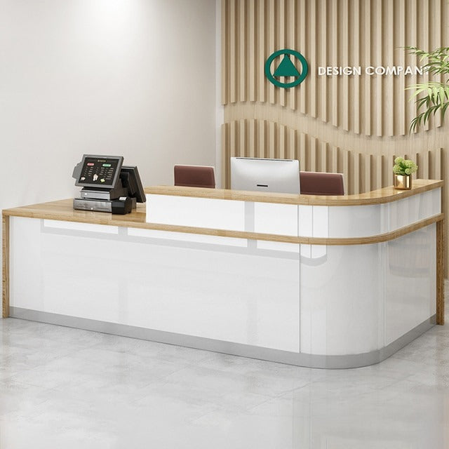 lixra L-Shaped Exclusive Office Reception Desk