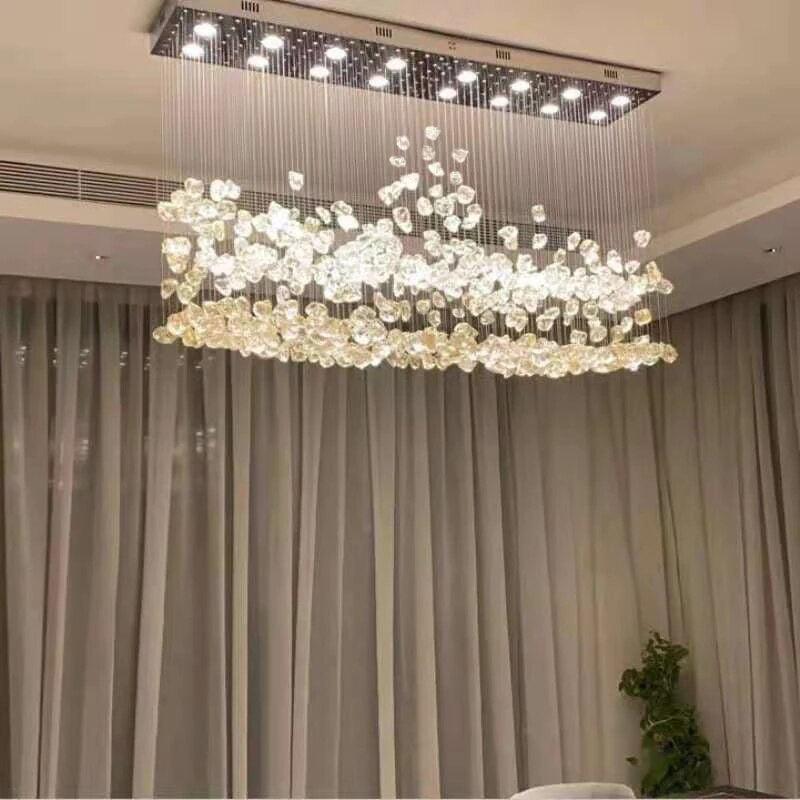 lixra Large Luxurious Dazzling Crystal Chandelier