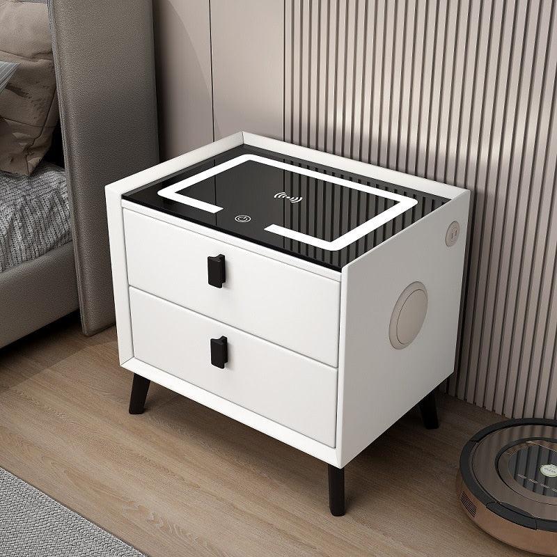 Lixra Lavish Modern Night Stand With LED Light