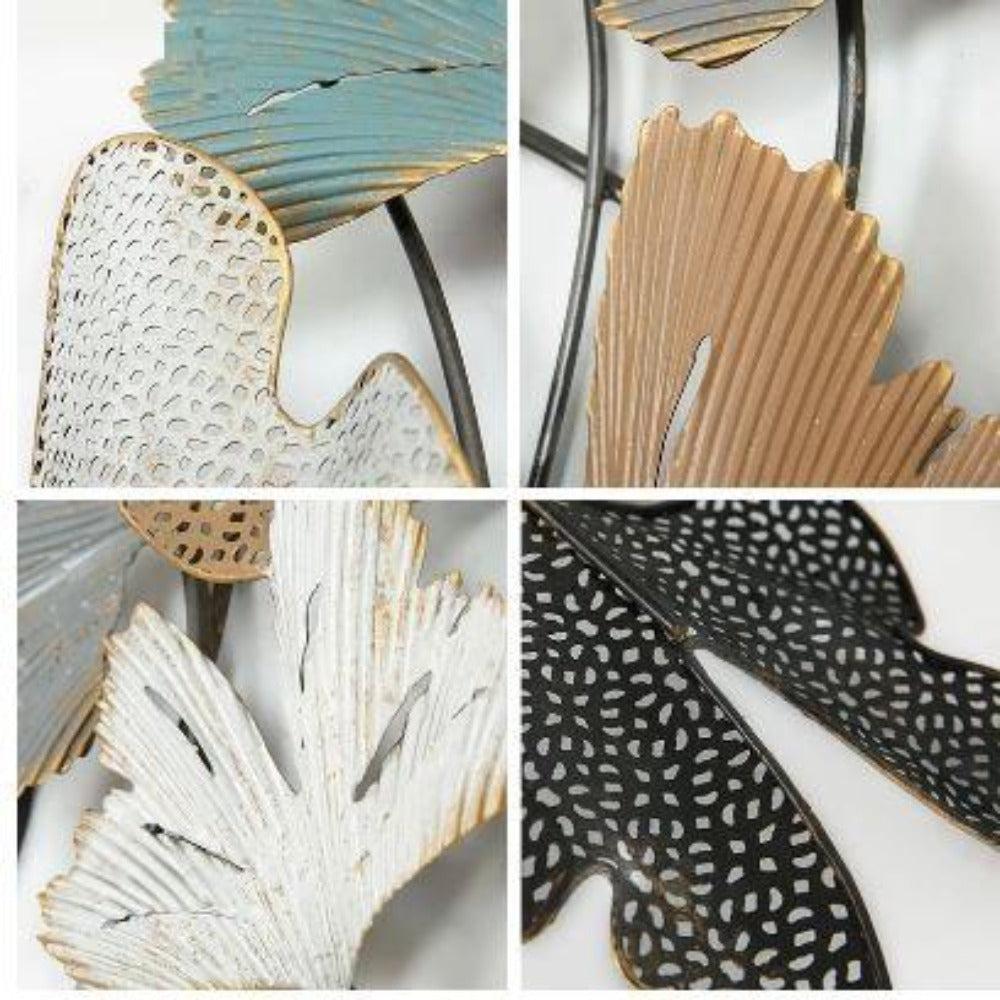Lixra Leaf-Style Creative Metal Wall Hanging