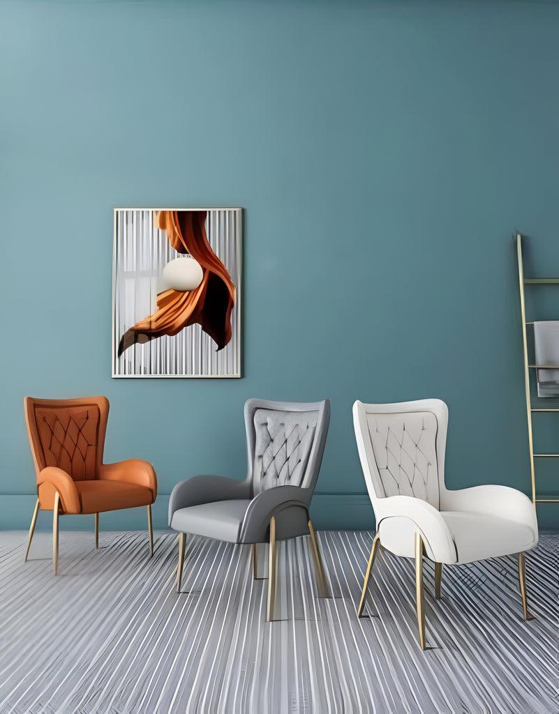 Lixra Leather Upholstered Dining Chair For 6