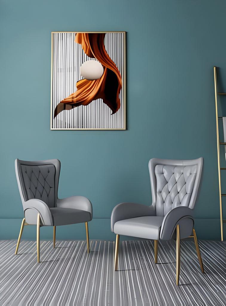 Lixra Leather Upholstered Dining Chair For 6