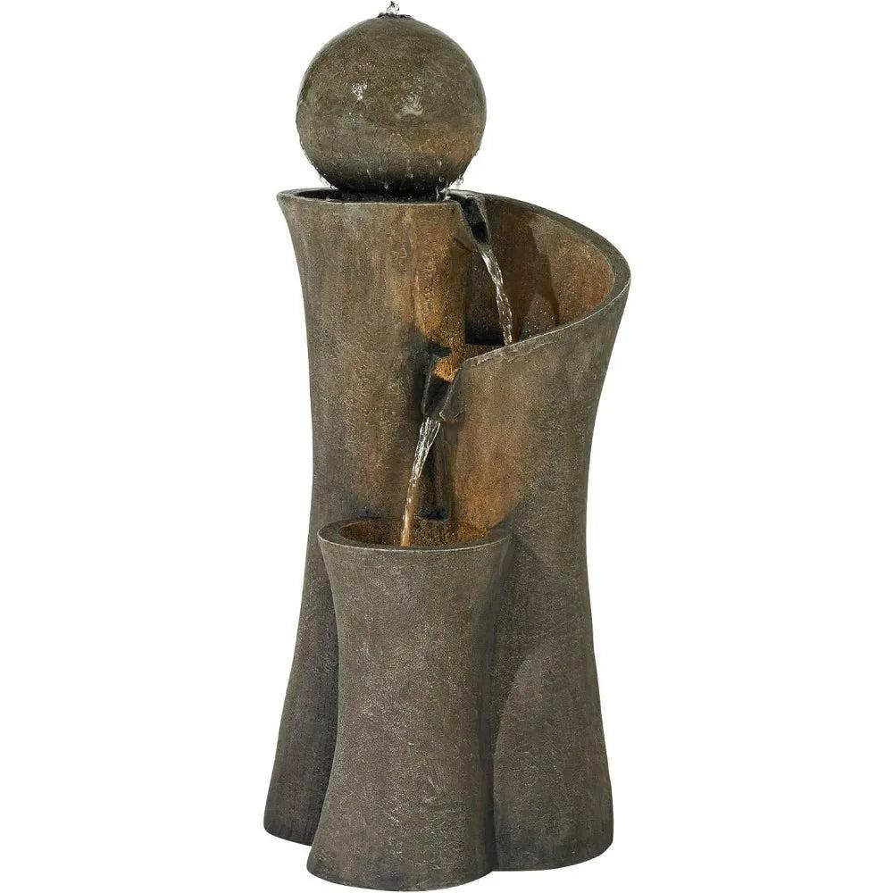 Lixra LED-Illuminated Statue Water Fountain