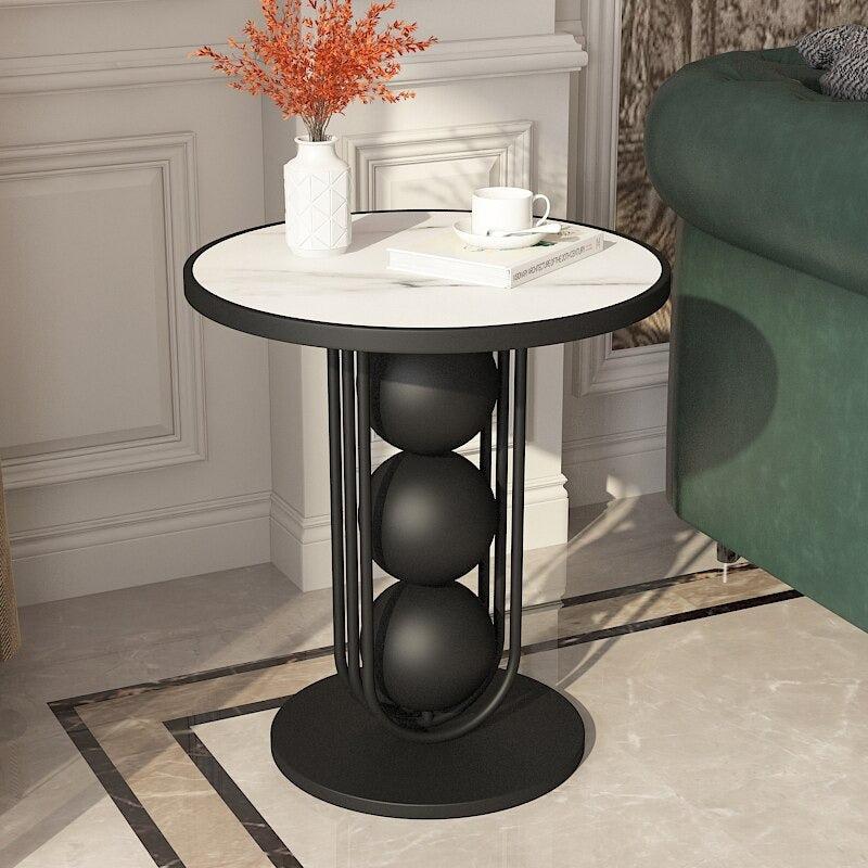 Lixra Light Luxurious Marble-Top Side Table