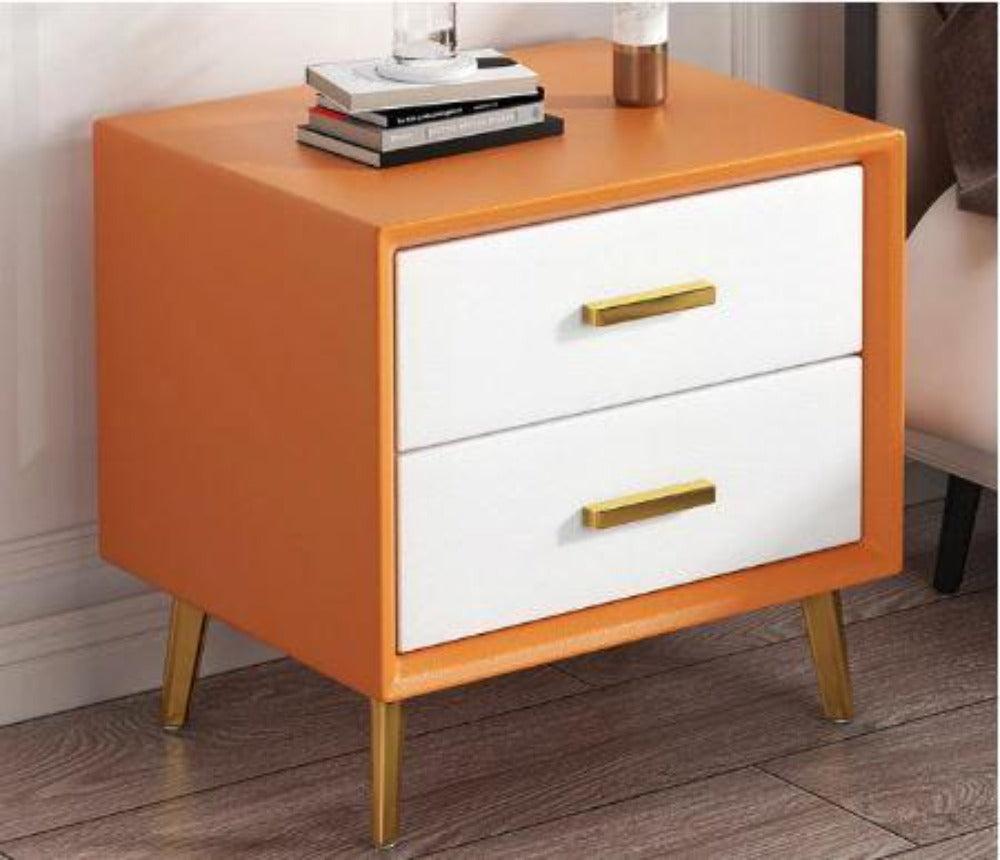 Lixra Light Luxury Bedside Wooden Night Stand