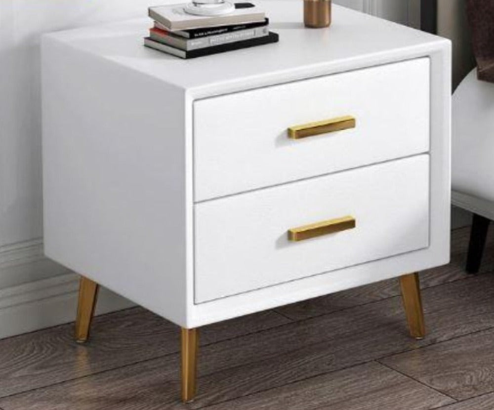 Lixra Light Luxury Bedside Wooden Night Stand